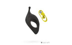 B Swish BCharmed Rhythm Infinite Deluxe Vibrating Cock Ring Black B Swish