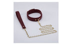 Daytona Deluxe Bondage Play Kit 8 Piece Burgundy Gold Daytona