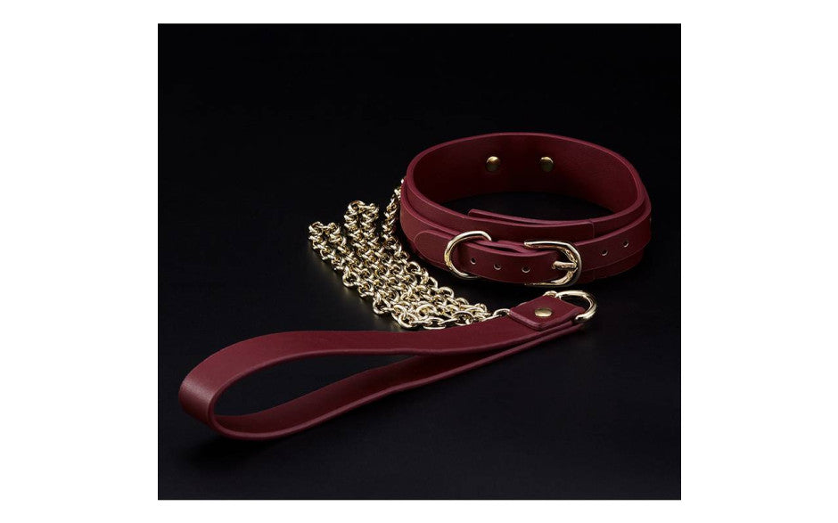 Daytona Deluxe Bondage Play Kit 8 Piece Burgundy Gold Daytona