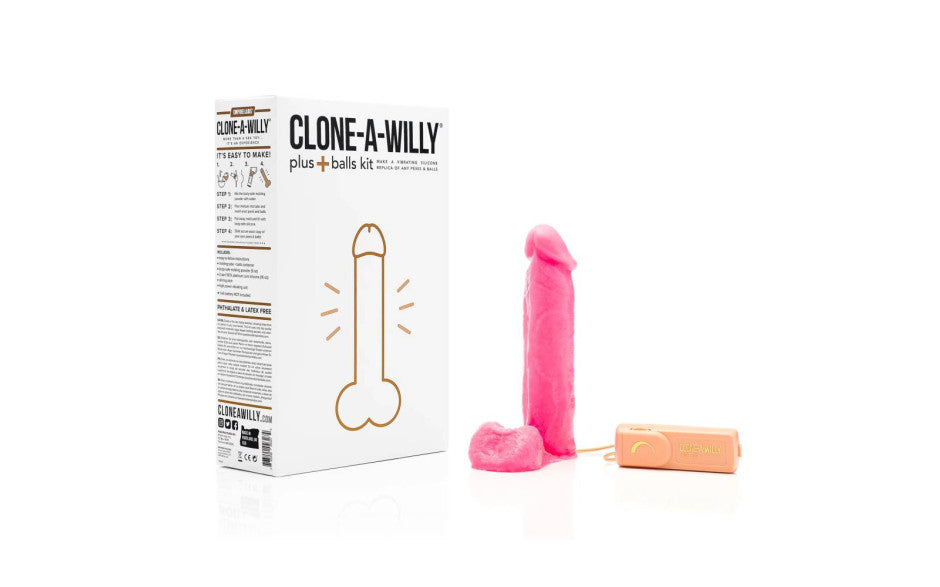 Empire Labs Clone a Willy Plus Balls Moulding Kit Hot Pink Secondary image