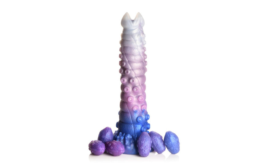 XR Brands Creature Cocks Tenta Queen Ovipositor Silicone Dildo With Eggs XR Brands Main image