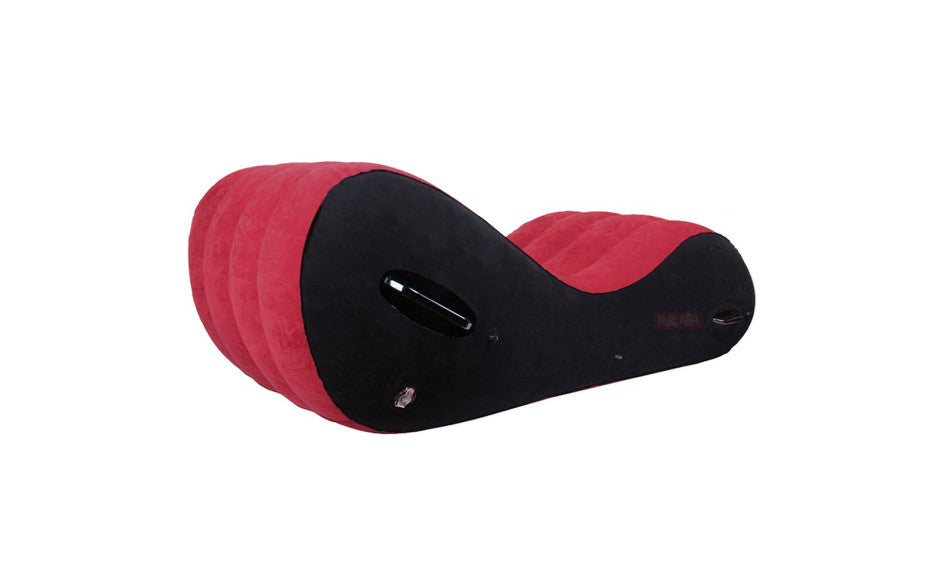 Daytona Large 1.5m Inflatable Suede Love Lounge With Handrail Secondary image