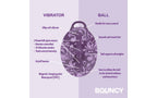 Bouncy Bliss Flow Inflatable Sit On Massager Vibrator Bouncy Bliss