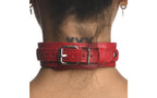 XR Brands Strict Vegan Leather Female Chest Harness Red XR Brands