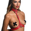 Strict Red Female Chest Harness M / L Strict