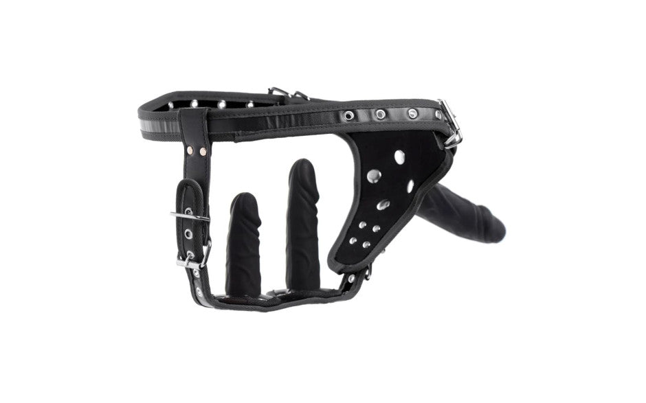 XR Brands Strict Double Penetration Strap On Harness XR Brands Main image
