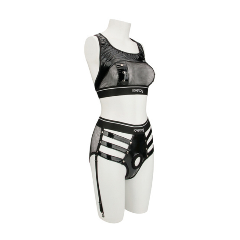 Lovetoy Rebellion Reign Iconic Harness Strap On Set Lovetoy
