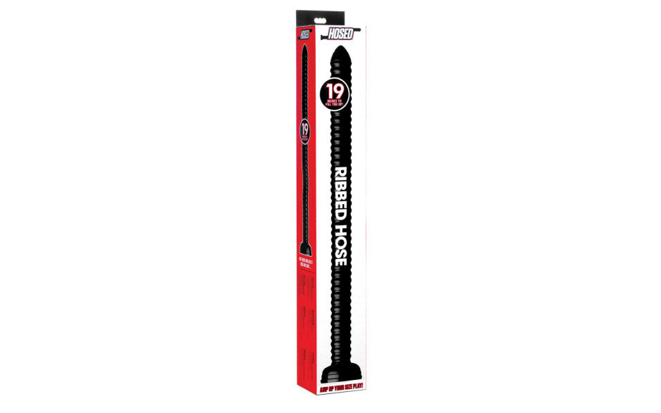 XR Brands Hosed Ribbed Anal Snake 19 Inch XR Brands