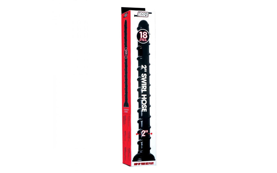 XR Brands Hosed Swirl Thick Anal Snake Large Dildo 18 Inch XR Brands