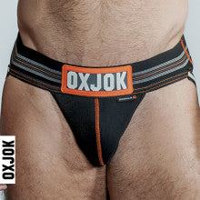Oxballs Slingjock Upthrust Slider-Strap Jock Black Iron Main image
