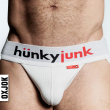 Oxballs Hunker Slider Strap Mens Jock White Snow Main image