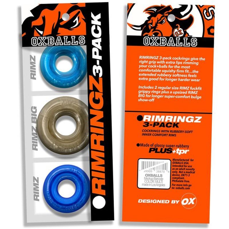 OxBalls RimRingz Multi Size 3 Piece OxBalls