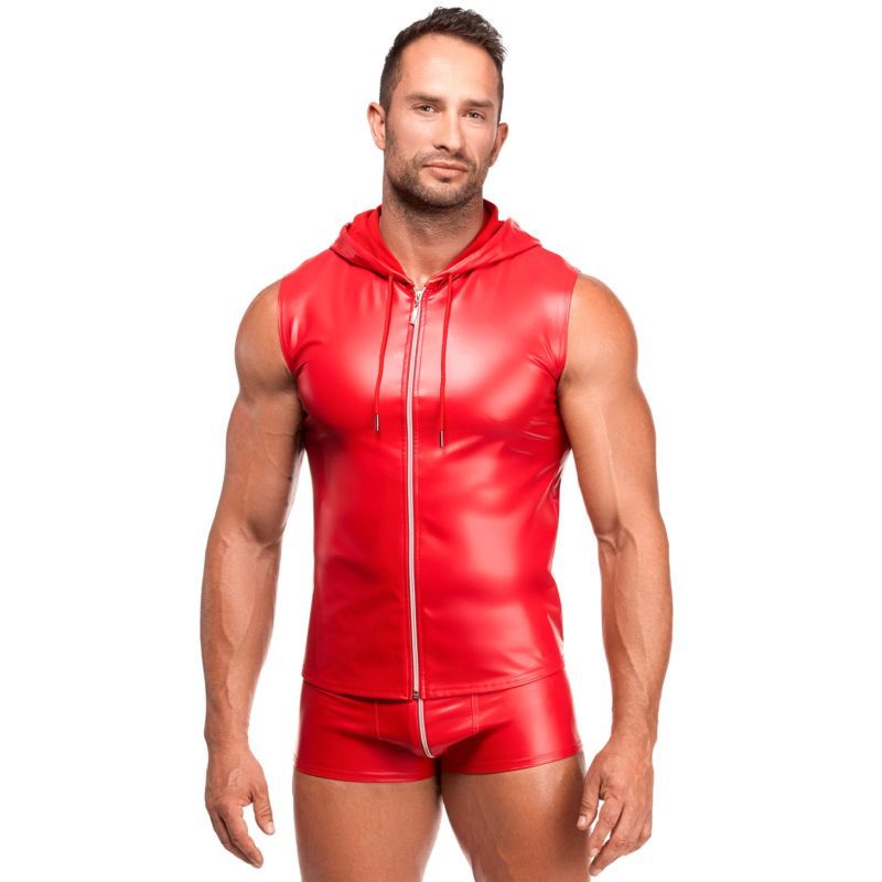 Noir Ignite Hooded Vest Red Noir
