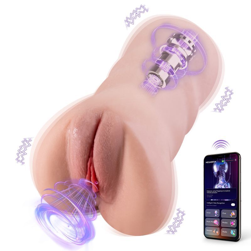 XISE Sora App Controlled Thrusting Vibrating Realistic Vaginal Masturbator XISE Main image