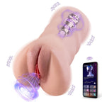 XISE Sora App Controlled Thrusting Vibrating Realistic Vaginal Masturbator XISE