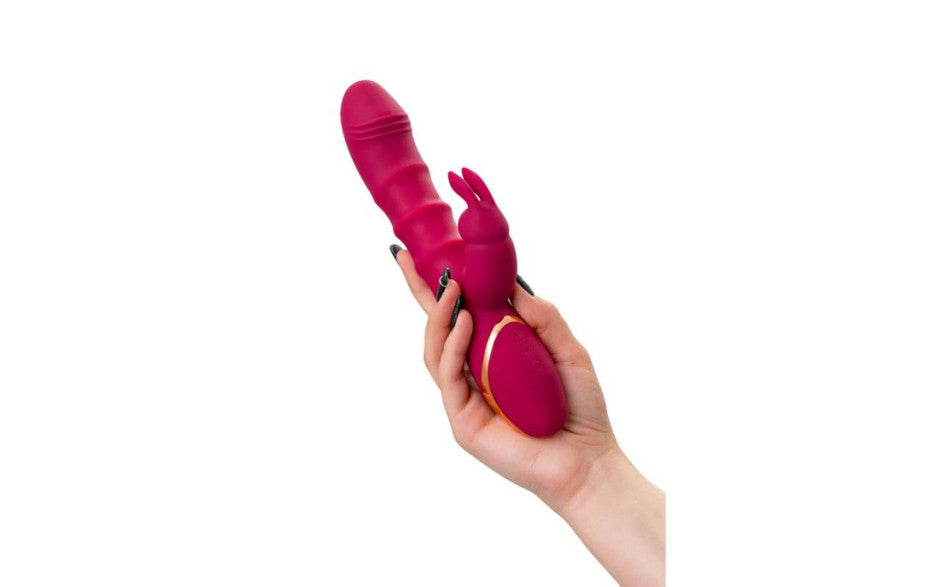JOS Tenty Multi Function Rabbit Vibrator With Moving Shaft Rings JOS