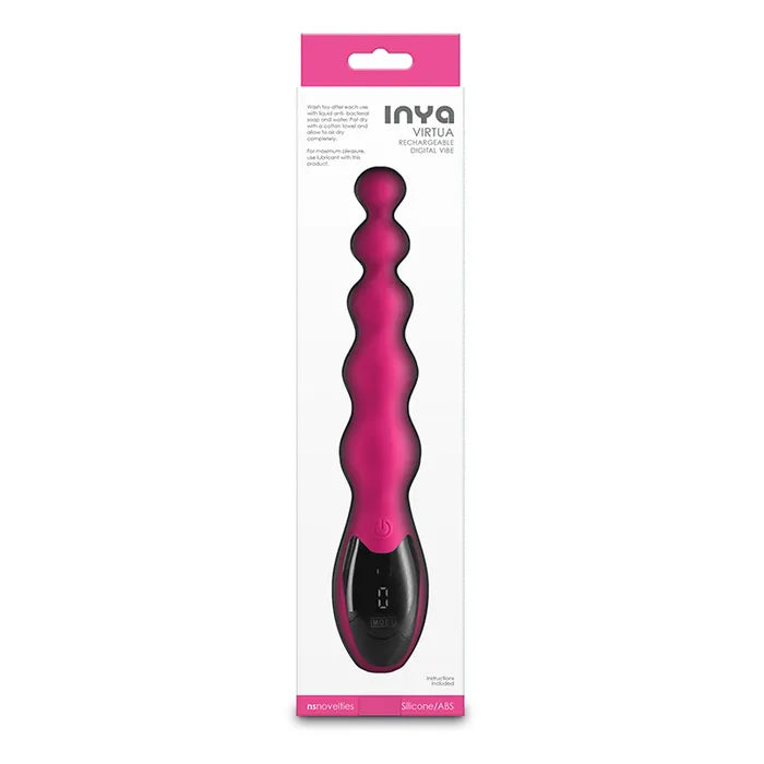 NS Novelties INYA Virtua USB Rechargeable Beaded Vibrator 23.9cm Secondary image