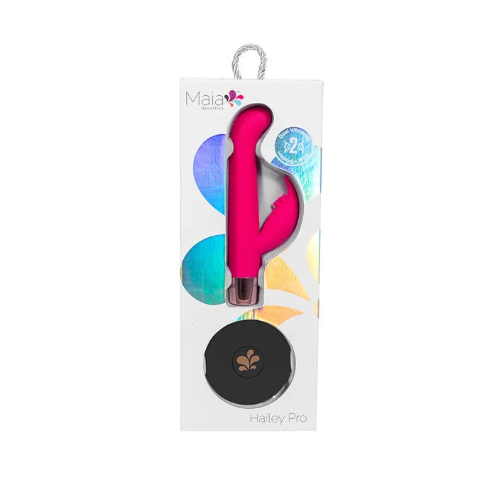 Maia HAILEY PRO QI Wireless Rechargeable Rabbit Vibrator 15.2cm Maia Toys