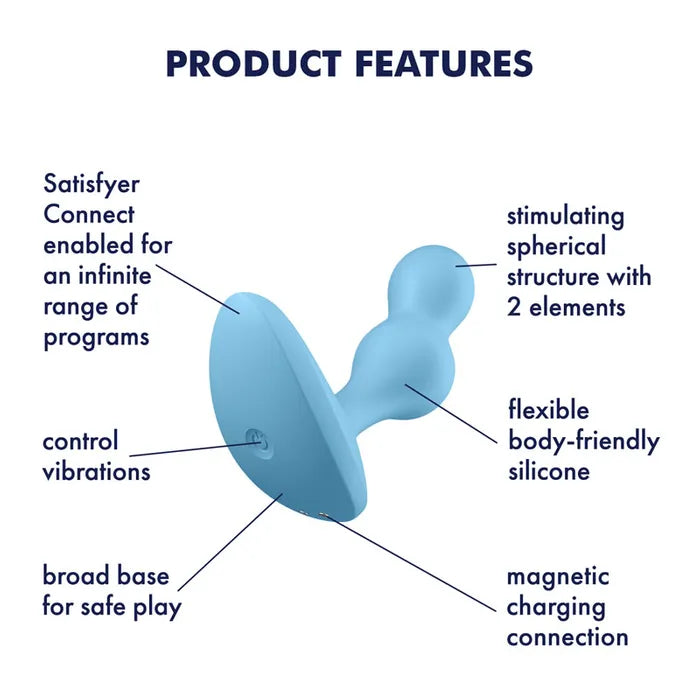 Satisfyer Deep Diver Vibrating Butt Plug With App Control Satisfyer