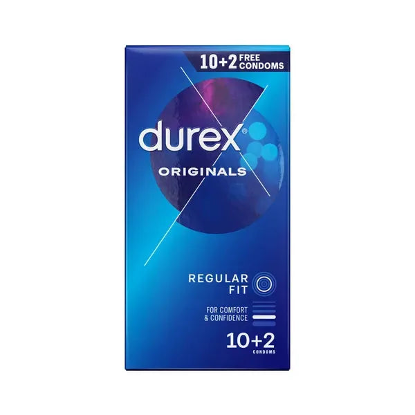 Durex Originals Regular Fit Latex Condoms 10 Pack + 2 Free Secondary image