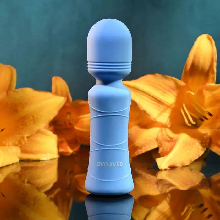 Evolved Out Of The Blue USB Rechargeable Mini Massager Wand 10.5cm Secondary image