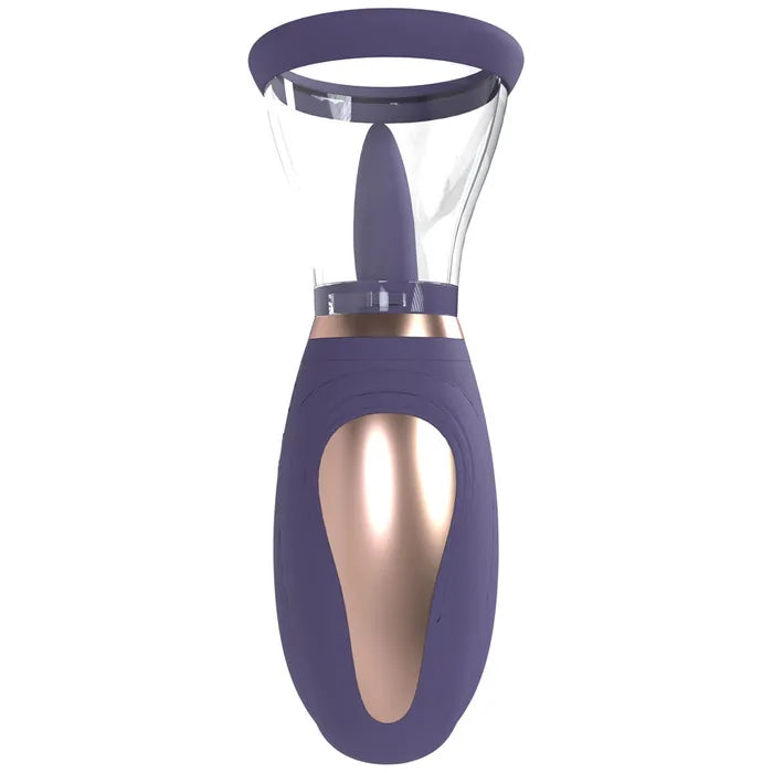 Shots Toys PUMPED Enhance Auto USB Rechargeable Vulva & Brest Pump Purple Secondary image