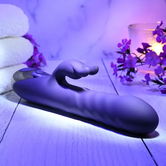 Evolved RASCALLY RABBIT USB Rechargeable Rabbit Vibrator 22.9cm Secondary image