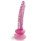 Pipedream Icicles #86 Glass Dong With Suction Base 17cm Pink Pipedream