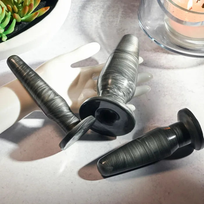 Adam & Eve ANAL ROCKETS TRAINER SET Butt Plugs Set Of 3 Sizes Adam & Eve