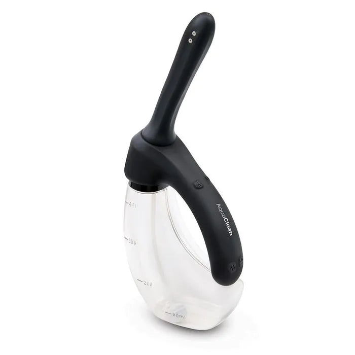Xgen Products AquaClean Rechargeable Auto Douche Set With Bendable Vibrating Nozzle 440ml Capacity With Free Travel Douche Included Xgen Products