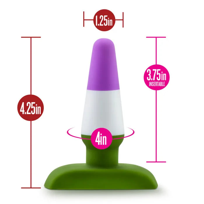 Blush Novelties Avant Pride P6 Beyond Coloured Butt Plug Blush Novelties