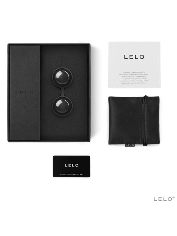 Lelo Luna Beads Noir Ben Wa Kegel Balls Lelo