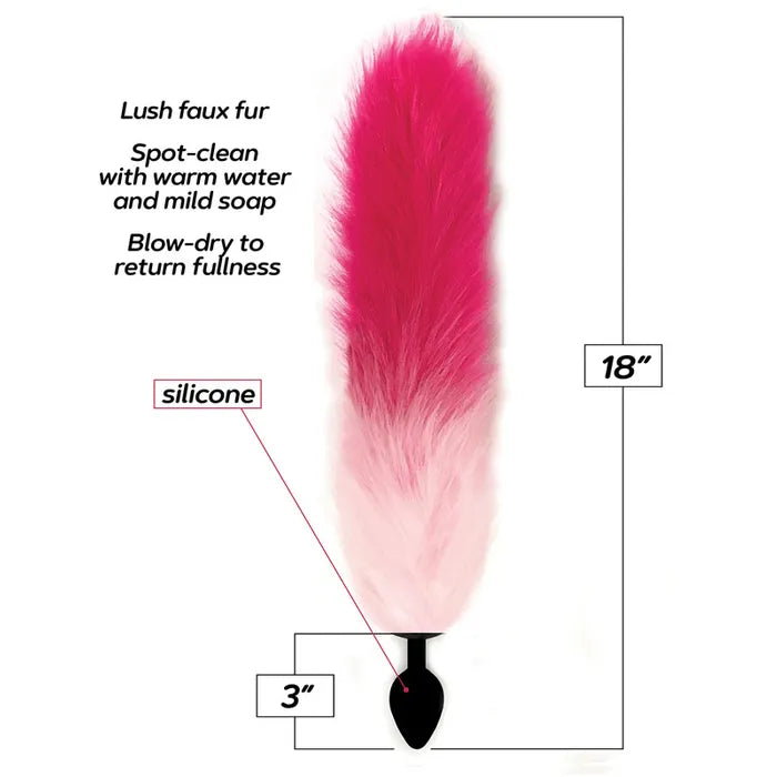Icon Brands Foxy Fox Tail Silicone Butt Plug Secondary image
