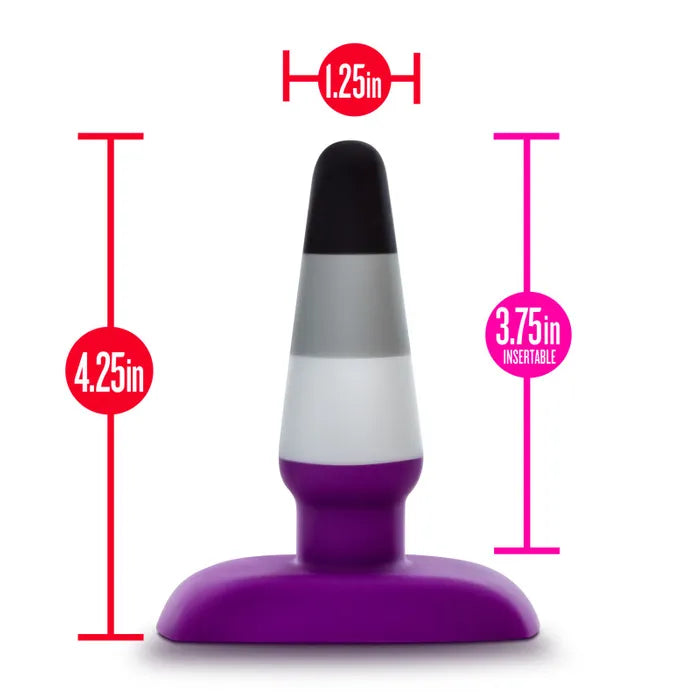 Blush Novelties Avant Pride P7 Ace Coloured Butt Plug Blush Novelties