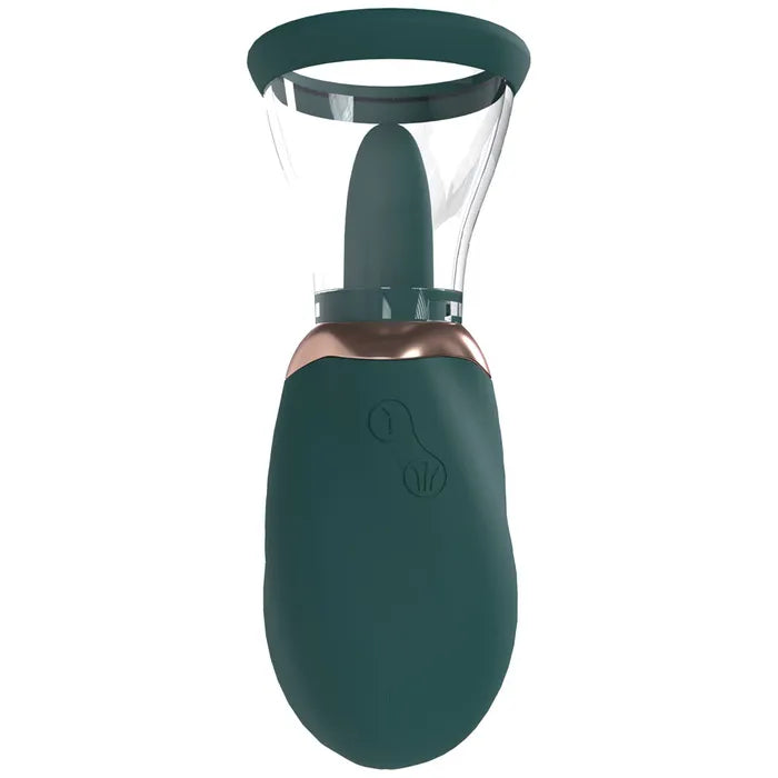 Shots Toys PUMPED Boost Auto USB Rechargeable Vulva & Brest Pump Green Secondary image