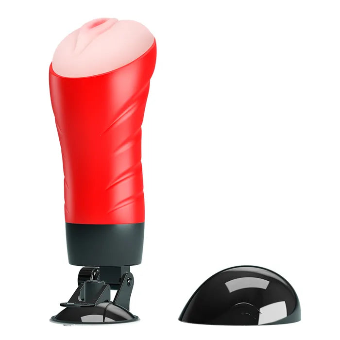 CRAZY BULL DELIA Vibrating Vagina Stroker With Suction Base Flesh Secondary image