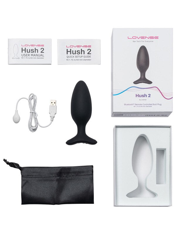 Lovense Hush 2 (1) Remote Controlled Vibrating Butt Plug Secondary image