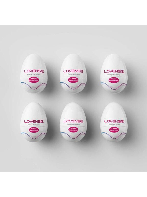 Lovense Kraken Stretchable Male Masturbator Egg Variety 6 Pack Lovense Main image