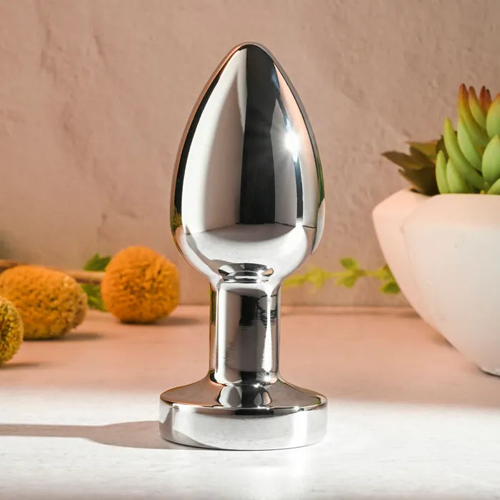 Gender X ROCKIN METAL PLUG USB Rechargeable Vibrating Butt Plug XL Secondary image