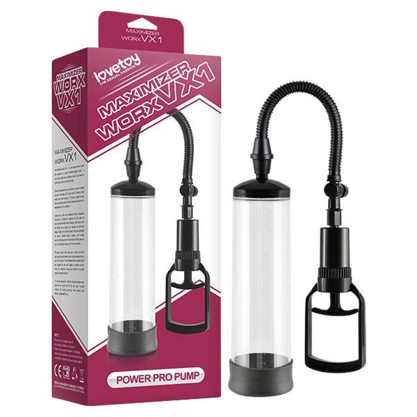 Lovetoy Maximizer Worx VX1 Power Pro Penis Pump With Cock Ring Lovetoy Main image