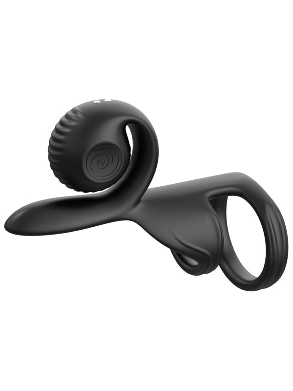 Snail Vibe Jovi Vibrating Couples Ring Black Secondary image