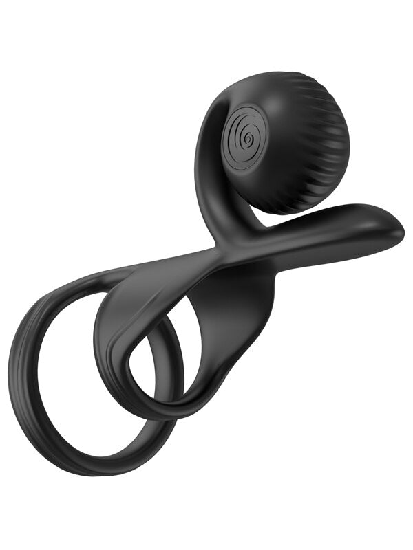 Snail Vibe Jovi Vibrating Couples Ring Black SVibe