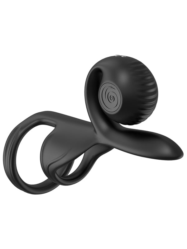 Snail Vibe Jovi Vibrating Couples Ring Black SVibe