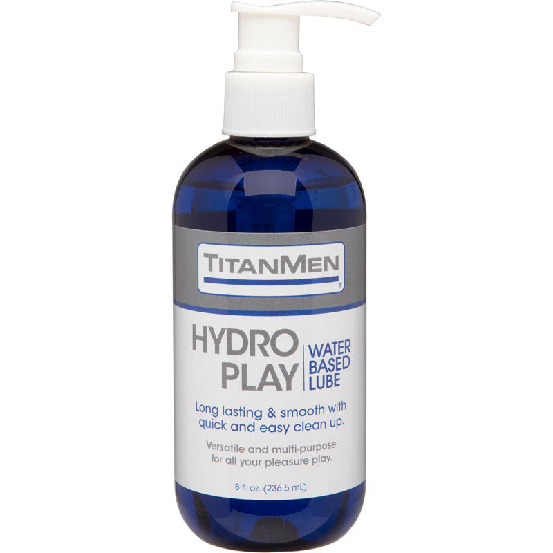 Doc Johnson TitanMen Hydro Play Water Based Lubricant 240ml Pump Bottle Doc Johnson Main image