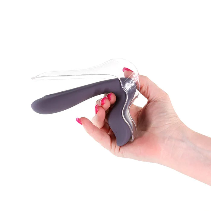 NS Novelties INYA GynoVibe USB Rechargeable Speculum Vibrator Grey NS Novelties