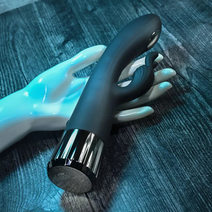 Evolved Heat Up & Chill USB Rechargeable Heating & Cooling Rabbit Vibrator 24.1cm Evolved