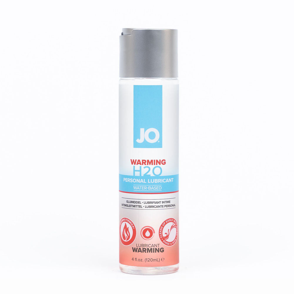 JO H2O Warming Water Based Warming Lubricant 120ml Bottle JO