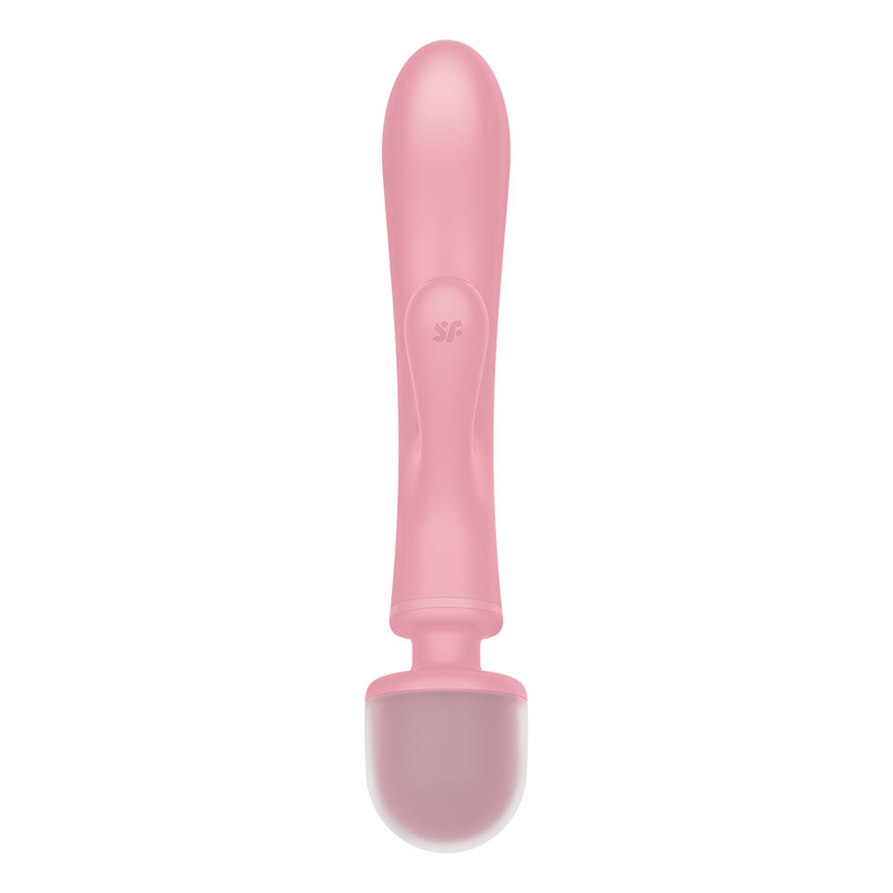 Satisfyer Triple Lover USB Rechargeable Rabbit Vibrator & Massage Wand Satisfyer