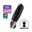 Satisfyer Power USB Rechargeable Vibrating Masturbator With App Control Black Satisfyer
