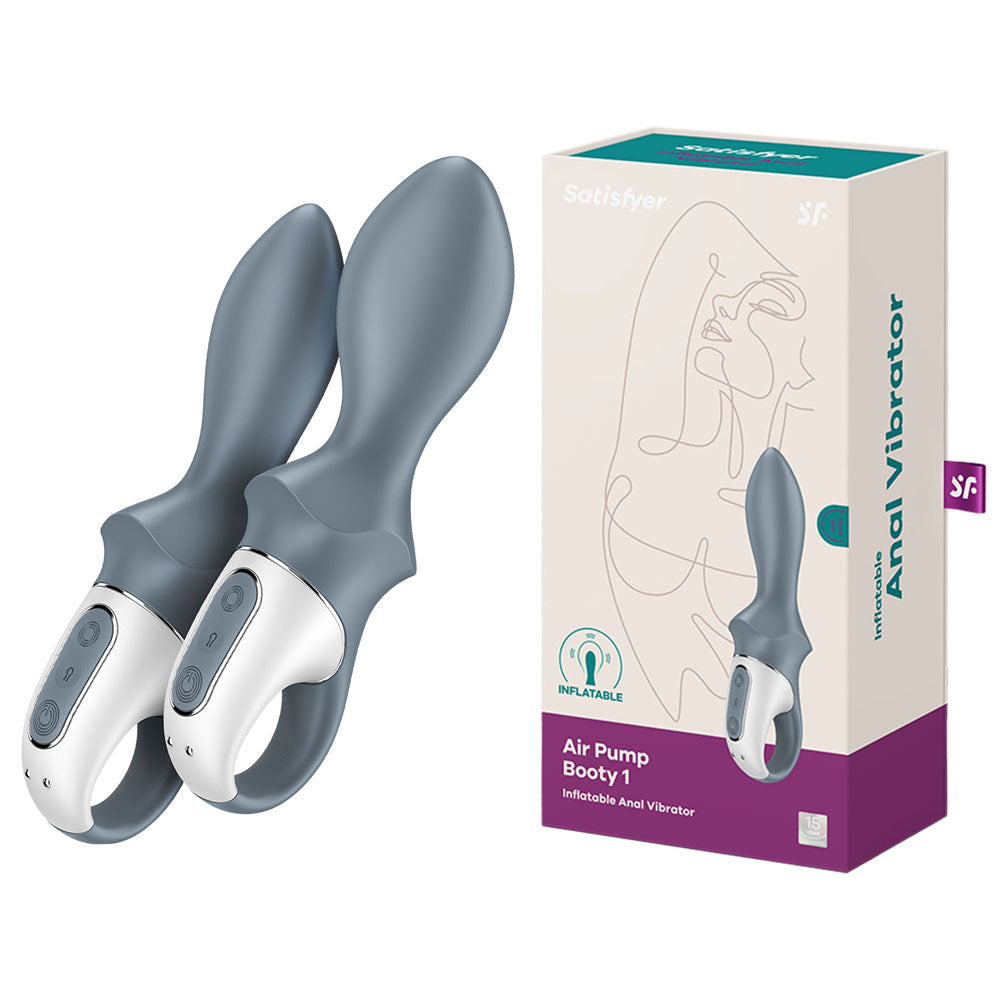 Satisfyer Air Pump Booty 1 USB Rechargeable Inflatable Anal Vibrator Satisfyer